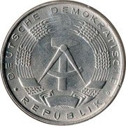 Germany Pfennig 1975 A KM# 8.1 Democratic Republic / Standard Coinage coin obverse