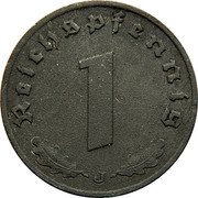 Germany Reichspfennig 1941 J KM# 97 Third Reich / Standard Coinage coin reverse