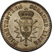 Germany Silbergroschen 1858 KM# 44 Schaumburg-Lippe / Principality coin obverse Germany Silbergroschen 1858 KM# 44 Schaumburg-Lippe / Principality coin obverse