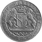 Germany Verrechnungsmark 1924 KM# Tn6 Bremen / Free City / Token Coinage coin obverse