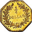 USA 1/4 Dollar Indian Head (Octagonal) 1874 KM# 2.1 1/4 DOLLAR coin reverse