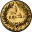 USA 1/4 Dollar Indian Head (Round) 1881 KM# 6.1 1/4 DOLLAR coin reverse