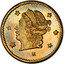 USA 1/4 Dollar Large Liberty head (Round) 1866 KM# 5.1 - coin obverse