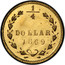 USA 1/4 Dollar Small Liberty head (Round) 1869 G KM# 5.4 1/4 DOLLAR *YEAR* coin reverse