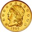 USA 2 ½ D. Turban Head - Quarter Eagle 1826/25 KM# 46 LIBERTY coin obverse