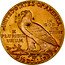 USA 2 ½ Dollars Indian Head - Quarter Eagle 1914 D KM# 128 UNITED ∙ STATES ∙ OF ∙ AMERICA 2 ½ DOLLARS IN GOD WE TRUST E PLURIBUS UNUM coin reverse