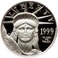 USA $25 American Eagle 1999 W KM# 302 LIBERTY 1999 E PLURIBUS UNUM IN GOD WE TRUST coin obverse
