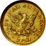 USA 2½D Clark, Gruber and Co 1860 KM# 63 PIKES PEAK GOLD DENVER 2½D coin reverse