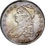 USA 50 C. Capped Bust 1808/7 KM# 37 LIBERTY coin obverse