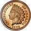 USA Cent Indian Head 1862 KM# 90 UNITED STATES OF AMERICA LIBERTY coin obverse