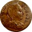 USA Connec. Large Head Facing Right 1786 KM# 6 AUCTORI. CONNEC. coin obverse