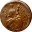 USA Connec. Large Head Facing Right 1786 KM# 6 INDE. ET LIB. coin reverse