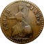 USA Connec Small Head Facing Right - ETLIB INDE 1787 KM# 9 ETLIB INDE coin reverse
