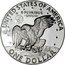 USA Dollar Eisenhower 1974 S KM# 203 UNITED STATES OF AMERICA ONE DOLLAR E PLURIBUS UNUM coin reverse