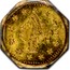 USA ¼ Dollar Liberty (Round) 1870 KM# 1.9 coin obverse