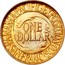 USA Dollar Panama-Pacific Exposition 1915 S KM# 136 ∙ PANAMA-PACIFIC ∙ EXPOSITION ∙ SAN FRANCISCO ∙ ONE DOLLAR coin reverse
