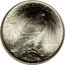 USA Dollar Peace 1924 KM# 150 UNITED ∙ STATES ∙ OF ∙ AMERICA ONE DOLLAR E PLURIBUS UNUM PEACE coin reverse