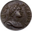 USA Farthing 1760 Large letters KM# Tn21.1 Hibernia Voce Populi VOCE POPULI coin obverse