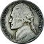 USA Five Cents Monticello 1945 D KM# 192a LIBERTY IN GOD WE TRUST coin obverse