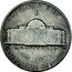 USA Five Cents Monticello 1945 D KM# 192a E PLURIBUS UNUM UNITED STATES OF AMERICA FIVE CENTS MONTICELLO coin reverse