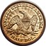 USA Half Dol. Seated Liberty 1853 KM# 79 UNITED STATES OF AMERICA HALF DOL. coin reverse