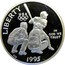 USA Half Dollar 1996 Atlanta Olympics - basetball 1995 S Proof KM# 262 LIBERTY IN GOD WE TRUST USA coin obverse
