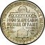 USA Half Dollar Booker T. Washington 1946 S KM# 198 * BOOKER T. WASHINGTON BIRTHPLACE MEMORIAL * LIBERTY * FROM SLAVE CABIN TO HALL OF FAME IN GOD WE TRUST FRANKLIN COUNTRY VA coin reverse