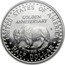 USA Half Dollar Mount Rushmore 50th Anniversary 1991 D KM# 228 ∙ UNITED STATES OF AMERICA ∙ HALF DOLLAR ∙ GOLDEN ANNIVERSARY E PLURIBUS UNUM coin reverse