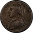 USA Halfpenny 1795 KM# Tn81.2 Washington Pieces GEORGIVS WASHINGTON coin obverse
