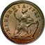 USA Halfpenny Hibernia Harp Right 1723 KM# 26 ∙ HIBERNIA ∙ coin reverse