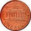 USA One Cent Lincoln 2005 Satin Finish KM# 201b UNITED STATES OF AMERICA ONE CENT E PLURIBUS UNUM coin reverse