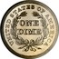 USA One Dime Seated Liberty 1837 Large date KM# 61 UNITED STATES OF AMERICA ONE DIME coin reverse