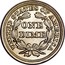 USA One Dime Seated Liberty 1856 small date KM# A63.2 UNITED STATES OF AMERICA ONE DIME coin reverse