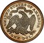 USA One Dol. Seated Liberty 1870 KM# 100 UNITED STATES OF AMERICA IN GOD WE TRUST ONE DOL. coin reverse