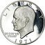 USA One Dollar Eisenhower 1971 S Proof KM# 203a LIBERTY IN GOD WE TRUST coin obverse
