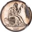 USA One Dollar Gobrecht 1836 KM# 59.2 LIBERTY coin obverse