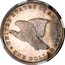 USA One Dollar Gobrecht 1836 KM# 59.2 UNITED STATES OF AMERICA ONE DOLLAR coin reverse