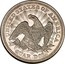 USA Quar. Dol. Seated Liberty 1853 KM# 78 UNITED STATES OF AMERICA QUAR. DOL. coin reverse