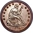 USA Quar. Dol. Seated Liberty 1874 KM# 106 LIBERTY coin obverse