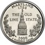 USA Quarter Dollar Maryland 2000 S KM# 306a MARYLAND 1788 THE OLD LINE STATE E PLURIBUS UNUM coin reverse