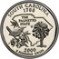 USA Quarter Dollar South Carolina 2000 S KM# 307a SOUTH CAROLINA THE PALMETTO STATE E PLURIBUS UNUM coin reverse