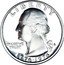 USA Quarter Dollar Washington 1976 S Proof KM# 204 LIBERTY IN GOD WE TRUST coin obverse