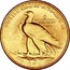 USA Ten Dollars Indian Head 1907 without periods KM# 125 ∙ UNITED ∙ STATES ∙ OF ∙ AMERICA ∙ TEN ∙ DOLLARS ∙ E ∙ PLURIBUS ∙ UNUM ∙ coin reverse