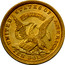 USA Ten Dols. 1852 KM# 51.2 United States Assay Office of Gold UNITED STATES OF AMERICA TEN DOLS. 884 THOUS LIBERTY coin obverse
