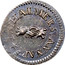 USA Three Pence Chalmers 1783 KM# Tn45 I. CHALMER, ANNAP'S. coin obverse