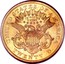 USA Twenty D. Liberty Double Eagle 1875 CC KM# 74.2 UNITED STATES OF AMERICA IN GOD WE TRUST TWENTY D. coin reverse