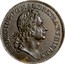USA 2 Pence Rosa Americana 1723 KM# 11 GEORGIUS ∙ D : G: ∙ MAG : BRI: FRA : ET ∙ HIB : REX ∙ coin obverse