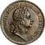 USA 2 Pence Royal Patent 1722 KM# 8.1 GEORGIUS ∙ D : G: ∙ MAG : BRI: FRA : ET ∙ HIB : REX coin obverse