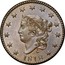 USA Cent Coronet 1818 KM# 45 LIBERTY coin obverse