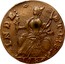 USA Connec Draped Bust 1786 KM# 8.1 INDE: ET ∙ LIB: coin reverse